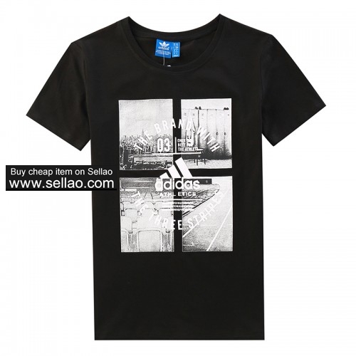 NEW ! Adidas Men's Summer T-Shirt  Cotton Free Shipping