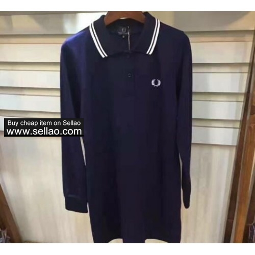 NEW ! FRED PERRY CLASSIC LAPEL Long Sleeve Dress T-Shirt