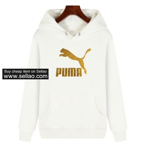 PUMA Hooded Sweater Unisex Casual Sweatshirt 6 Color  Free Shippin