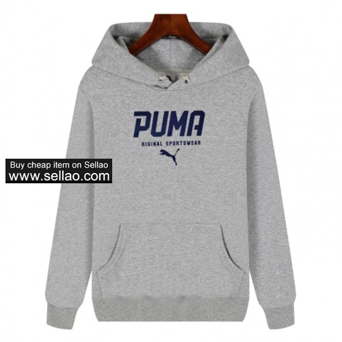 PUMA Men's Hooded Sweater Casual Sweatshirt 8 Color Men and Women With The Same Style
