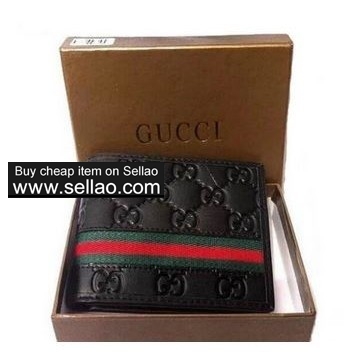 GUCCI Embossed Leather. Wallet +box