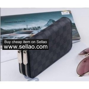 LOUIS VUITTON AAA New men's long wallet ultra-thin soft leather clip LV