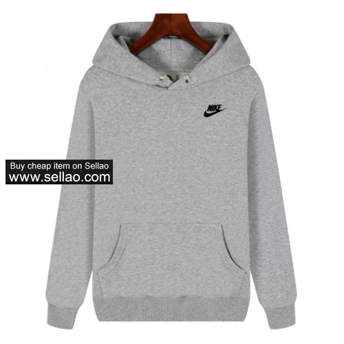 NEW ! Nike Men's Sweater Casual Hooded Sweatshirt 4 Color Cotton Free Shipping