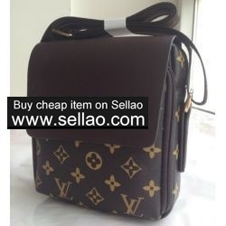 Louis vuitton Leather men's Messenger bag casual handbag lv