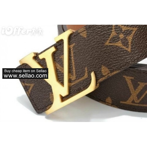 Louis Vuitton INITIALES DAMIER GRAPHITE belt, 40 mm