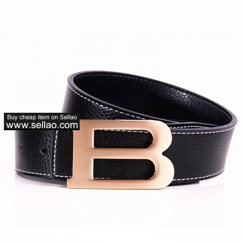 Burberry Men's and Women's Belt 7 Color Leather