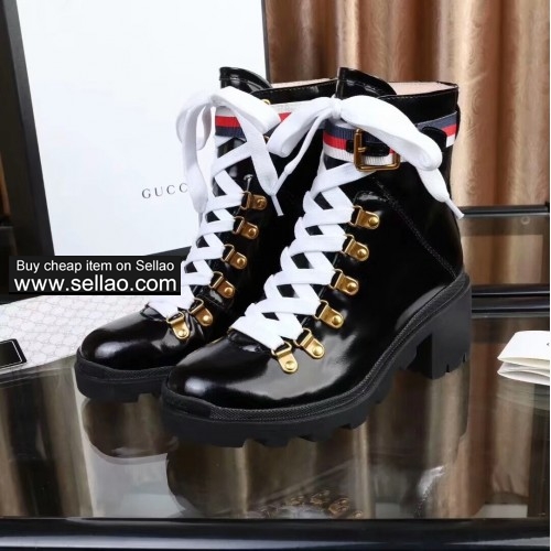 2019 Gucci WOEMNS BOOTS LEATHER SHOES GG TRAINERS