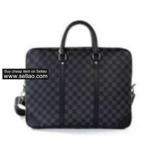 Louis vuitton men's new leather computer bag briefcase large AAA lv