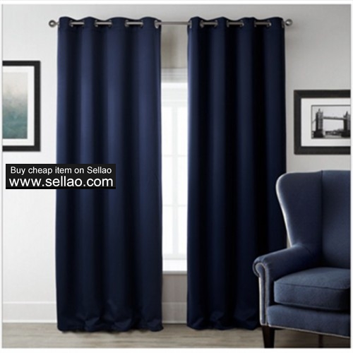 Top Quality 80%Shading Elegant Curtain Blackout Window Curtain Drape for Bedroom