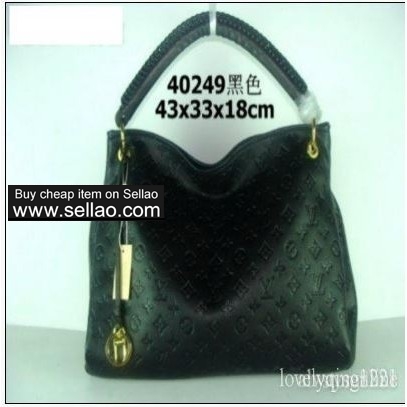 Louis Vuitton LV black monogram bag tote handbag shoulder bag purse