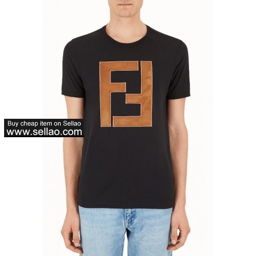 Fendi FF letter Men Women's Short T Shirts