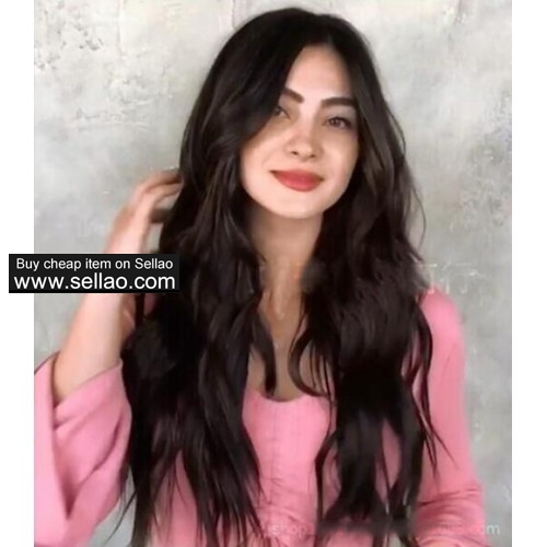 Woman's wig long curly hair fashion nature