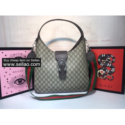 In 2019,high quality,leather,Tophigh-end, men and women G bag, handbag,model 446687,size32cm25cm5cm