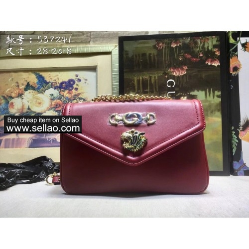 Perfect top quality, luxury genuine leather brand men's bag and women's bag:537241 size:27-5-18CM