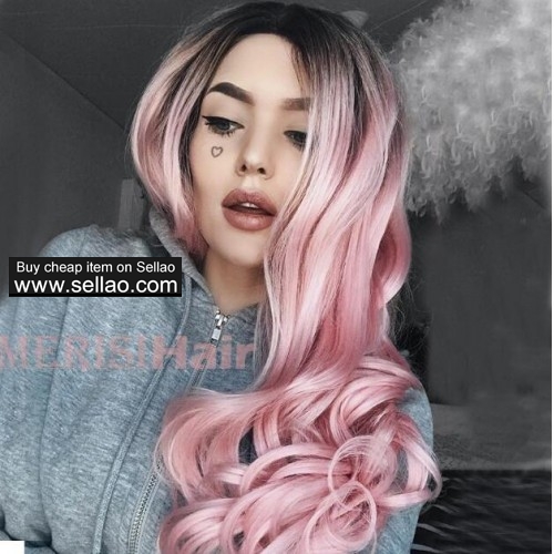 Woman's Wig fashion gradient curly wig set
