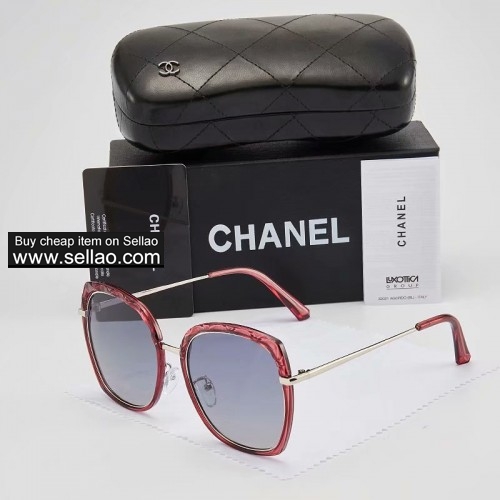 CHANEL sunglasses ladies glasses 5 colors  glasses+box+cleaning cloth+Instructions