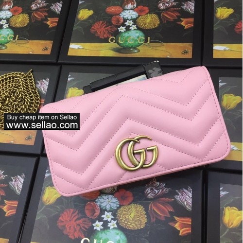 Gucci luxury women's bag men's bag top quality model: 488426 size:18-10.5-4.5cm