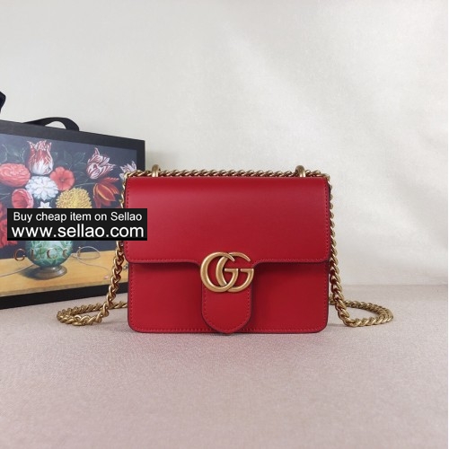Gucci luxury women's bag men's bag top quality model: 431384 size:19-14-5cm