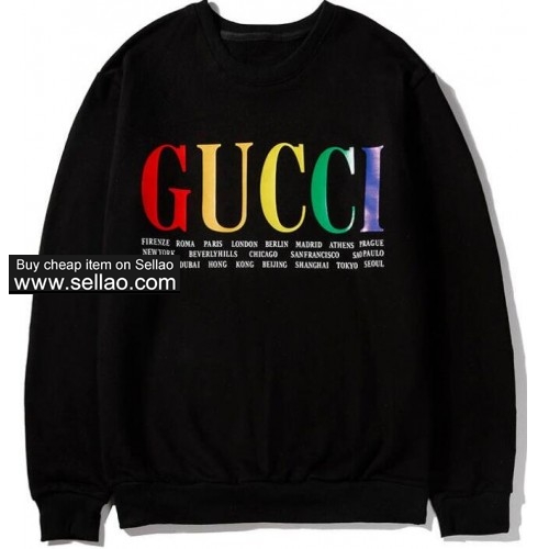 NEW GUCCI Men's/Women BLACK stitchwork Sweaters
