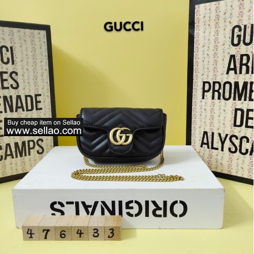 Gucci luxury women's bag men's bag top quality model: 476433 size:16.5-10-5cm