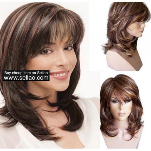 Fashion wig hair set woman's curly hair wig set