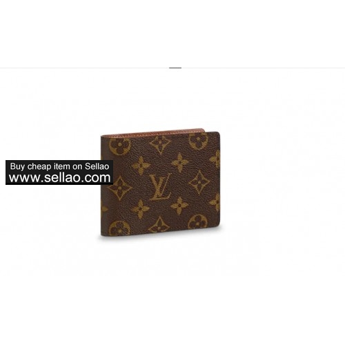 Louis Vuitton Cowhide Credit Card Wallet Holder Portable Card Pack