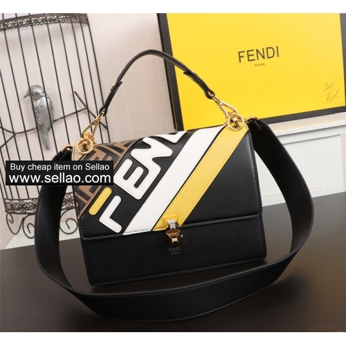 Fendi luxury leather women's bag men's bag top quality model:01 size:25-11-18cm