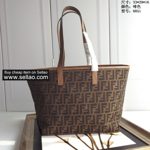 Fendi luxury leather women's bag men's bag top quality model:8851 size:32-29-16cm