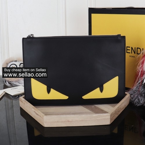 Fendi luxury leather women's bag men's bag top quality model:8001 size:29cm