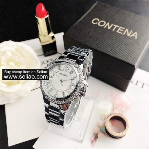 CONTENA Diamond Watch Fashion Exquisite 5 Color Free Shipping