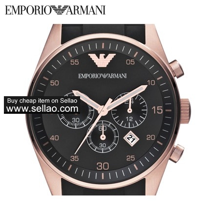 EMPORIO ARMANI MEN'S WATCH AR5905 MENS WATCHES WITH ORIGINAL BOXES  TWO YEARS WARRANTY