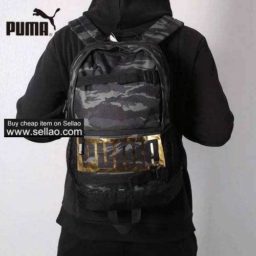 PUMA Camouflage Backpack Fashion Large Capacity Bag Free Shipping