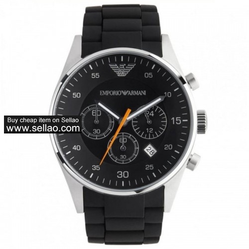 EMPORIO ARMANI MEN'S WATCH AR5858 WOMEN'S WATCHES WITH ORIGINAL BOXES TWO YEARS WARRANTY