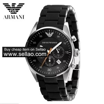 EMPORIO ARMANI MEN'S WATCH AR5868 WOMEN'S WATCHES WITH ORIGINAL BOXES TWO YEARS WARRANTY
