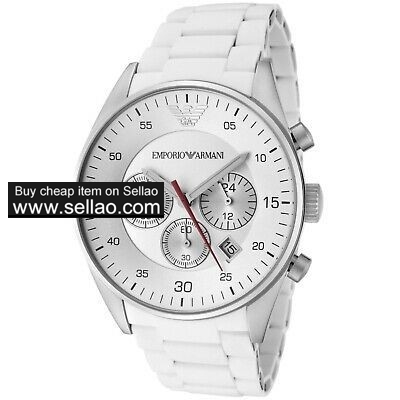 EMPORIO ARMANI MEN'S WATCH AR5859 WOMEN'S WATCHES WITH ORIGINAL BOXES TWO YEARS WARRANTY