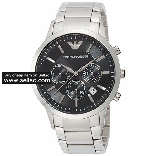 EMPORIO ARMANI MEN'S WATCH AR2434 WOMEN'S WATCHES WITH ORIGINAL BOXES TWO YEARS WARRANTY
