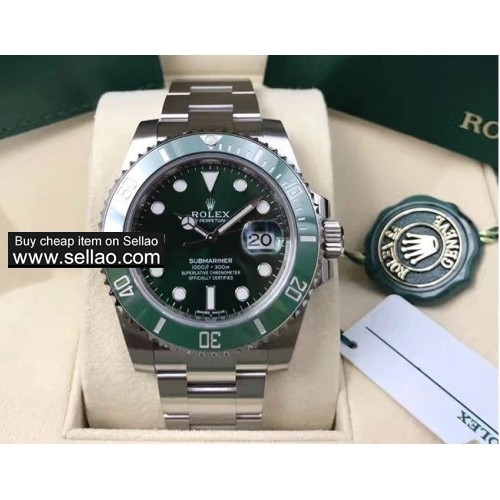 Automatic ROLEX Watch Mens watch Womens Ladies watches Multi Styles Green