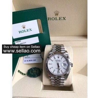 Automatic ROLEX Watch Men's watch Women's Ladies watches Silver Two Years Warranty