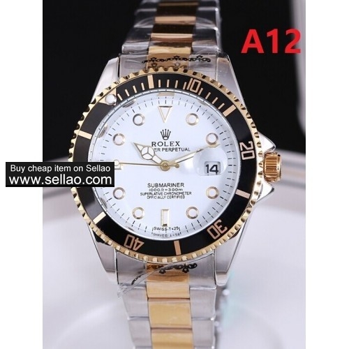 Rolex Men Women Sports Quartz 3A MASTER 40 mm Automatic Date GMT Watches Wristwatches 16-Styles