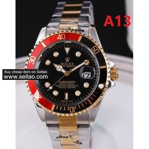 Men's Women's Rolex quartz Wristwatches Solid Steel Belt Watch Mechanical Watches