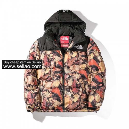 The North Face Winter Warm Jacket Fashion Printed Cotton Padded Thick