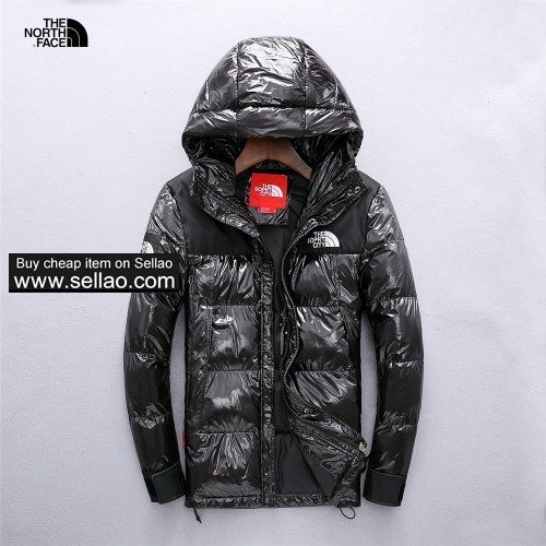 The North Face Winter Down Jacket Windproof Fabric Warm Cotton Clothing 2 Color Free Shipping