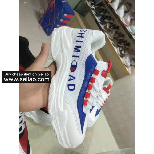 champion Fashion Stitching Color Sneakers Men's Casual Running Shoes