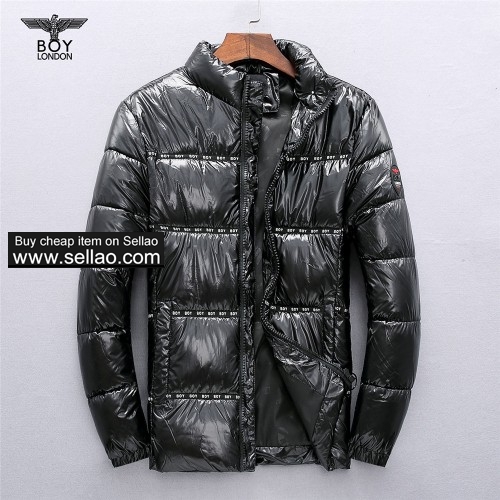 BOY Men's Winter Cotton Suit Collar Collar Windproof Jacket Anti-Fouling Fabric