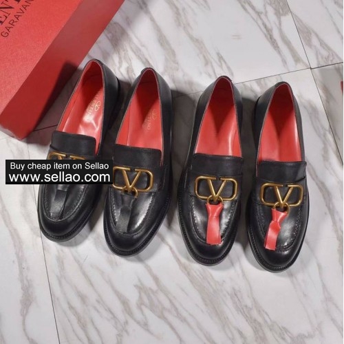 2020 VALENTINO LEATHER SHOES WOMENS SHOES