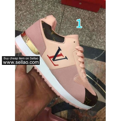 NEW ! LV Latest Woman's Casual Shoes sSports Shoes 5 Colors 36--41