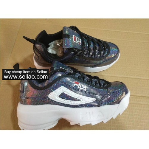 NEW ! FILA Thick-soled shoes with laser material 2 colors 36--40