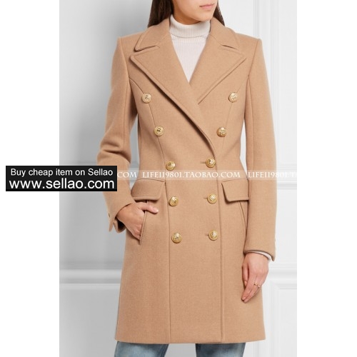 Classic Balmain Women Fashion Blazers-Jackets -Trench Coat-1001