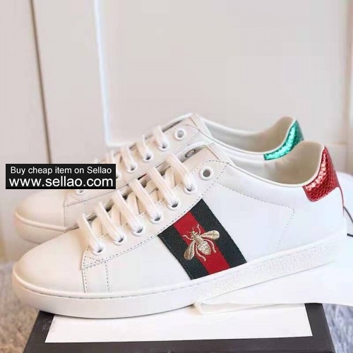 GUCCI  Bee Embroidered Flat Casual Shoes Unisex
