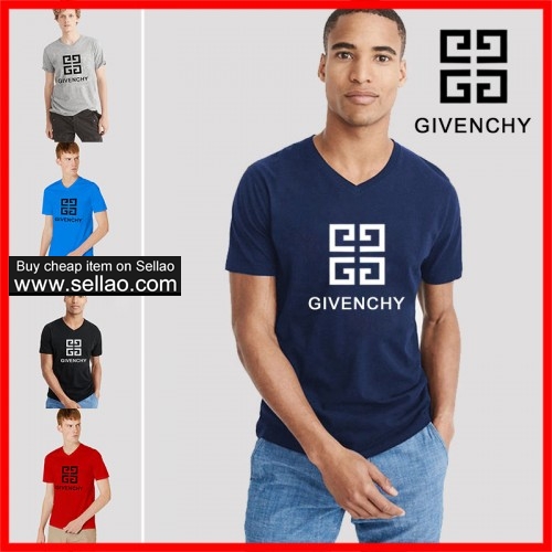 Givenchy Summer Men's T-Shirt Fashion Casual T-Shirt 8 Color Size S--6XL
